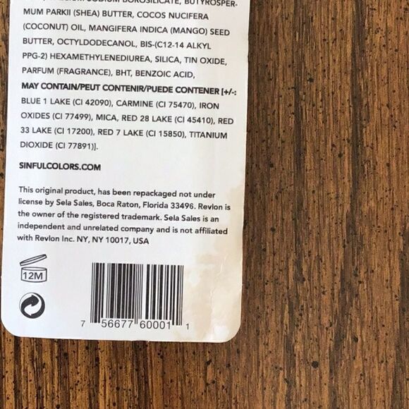 Sinful Colors Iridescent Lip Color - Picture 4 of 4